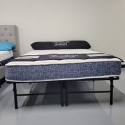 Luxury Firm Mattress For Sale! American Bedding Pocket Coil Bed In A Box Twin Full Queen King And California King Bed Available❗FINANCING AVAILABLE