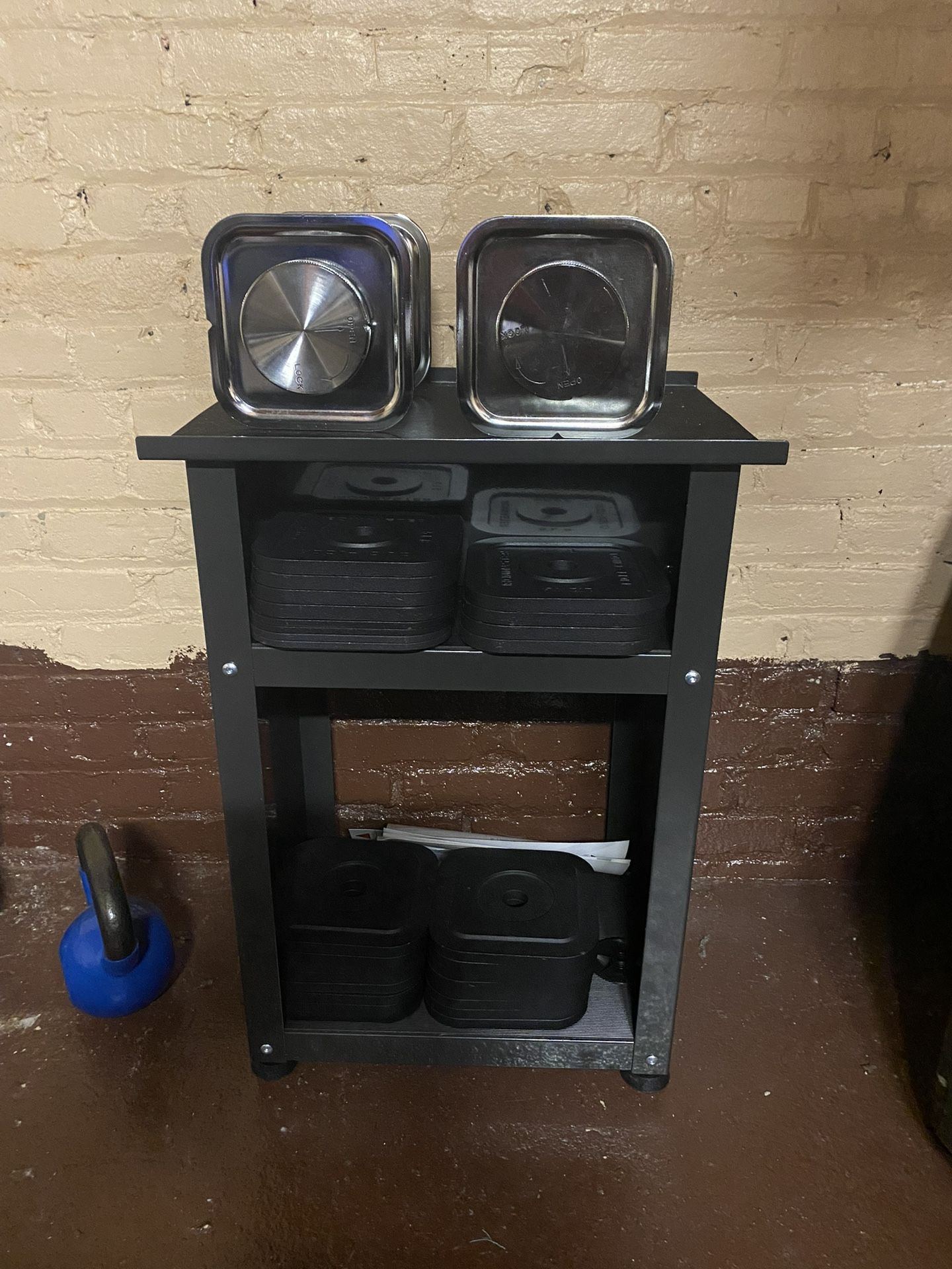 Iron Master Dumbbell 75 lbs, Iron Master Bench