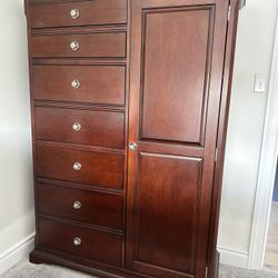 Armoire & End Table Set