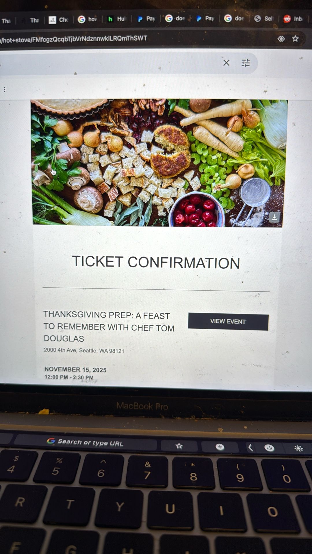 Thanksgiving Cooking Class With Tom Douglas