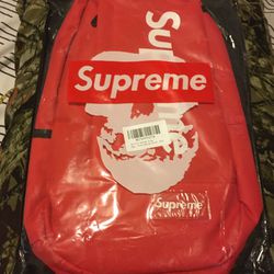Red Supreme Sportula Sling Bag