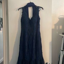 Formal Deep Blue Dress