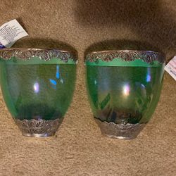 New Two Votive Candle Holders/Sconces Wall Art