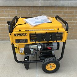 DEWALT 10000 / 8000-Watt Electric Start Gas Powered Portable Generator with Idle Control, GFCI Outlets and CO