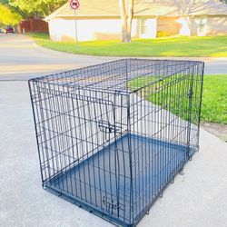 Large 2-Door Dog Crate (42”L X 27”W X 30”H) 
