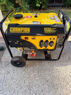 Champion Powered Equipment 6250-Watt/5000-Watt Gas Powered Generator