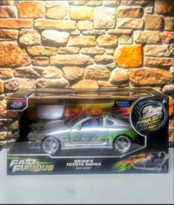Jada 1:24 Fast & Furious Brian's 1995 Toyota Supra 25th Anniversary silver rare chases