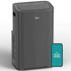 MIDEA 10,000 BTU Smart Portable Air Conditioner with Heat (Model: MAP10HS1XWGR)