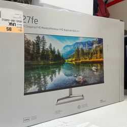 $300 NEW 27” HP Screen Monitor HP 27" Full HD IPS Computer Monitor, AMD FreeSync, (2 x HDMI, VGA) - M27fe