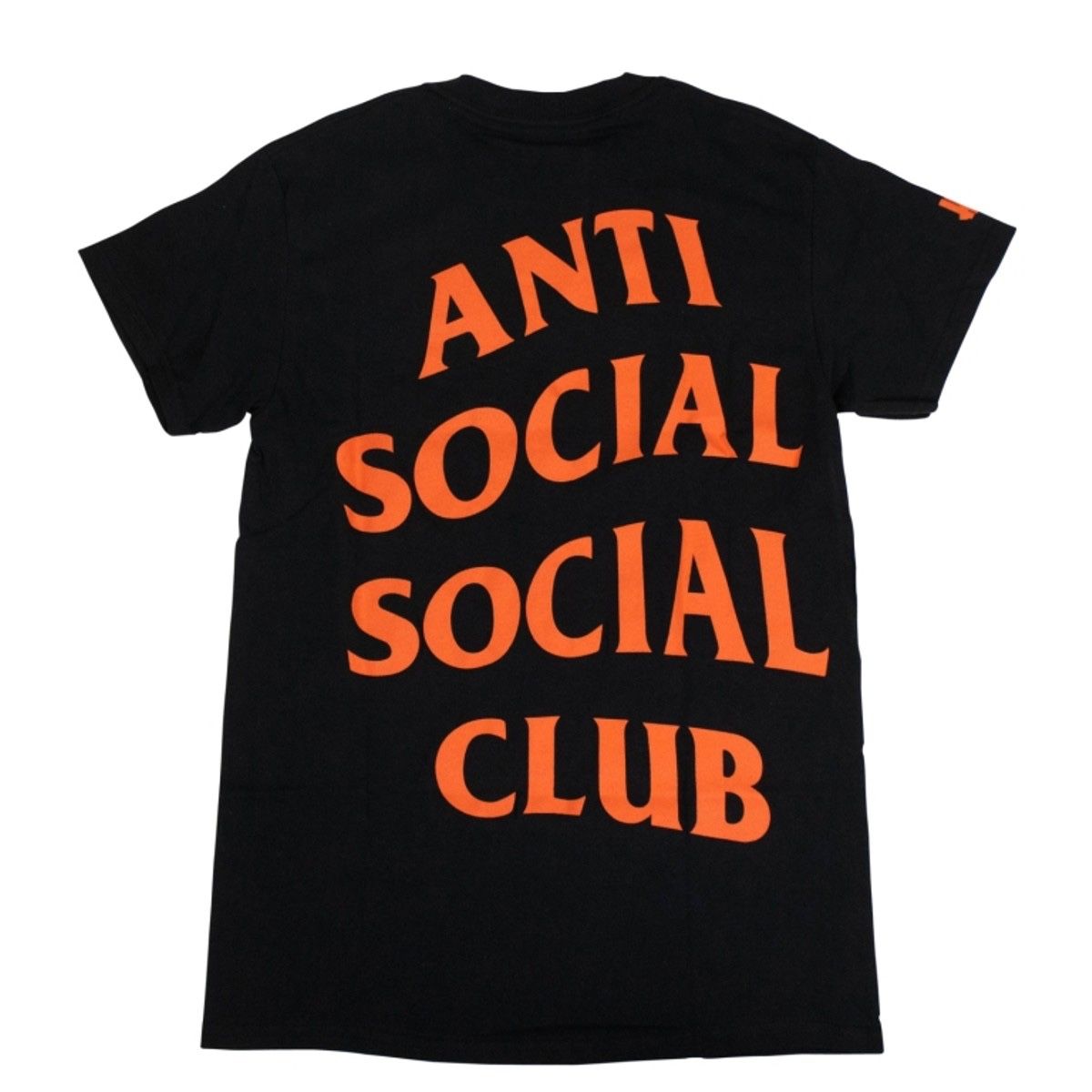 Anti Social Social Club X Undefeated Paranoid Logo T-Shirt 'Black' Size S