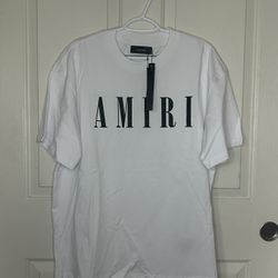 Amiri Men's Short Sleeve T-Shirt 100% Cotton, Size Large