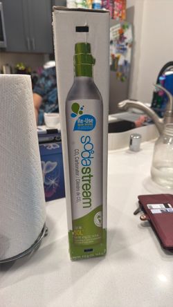 Reusable SodaStream CO2 carbonator ￼