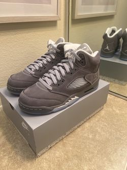 Jordan 5 Wolf Grey Size 6.5y 8w
