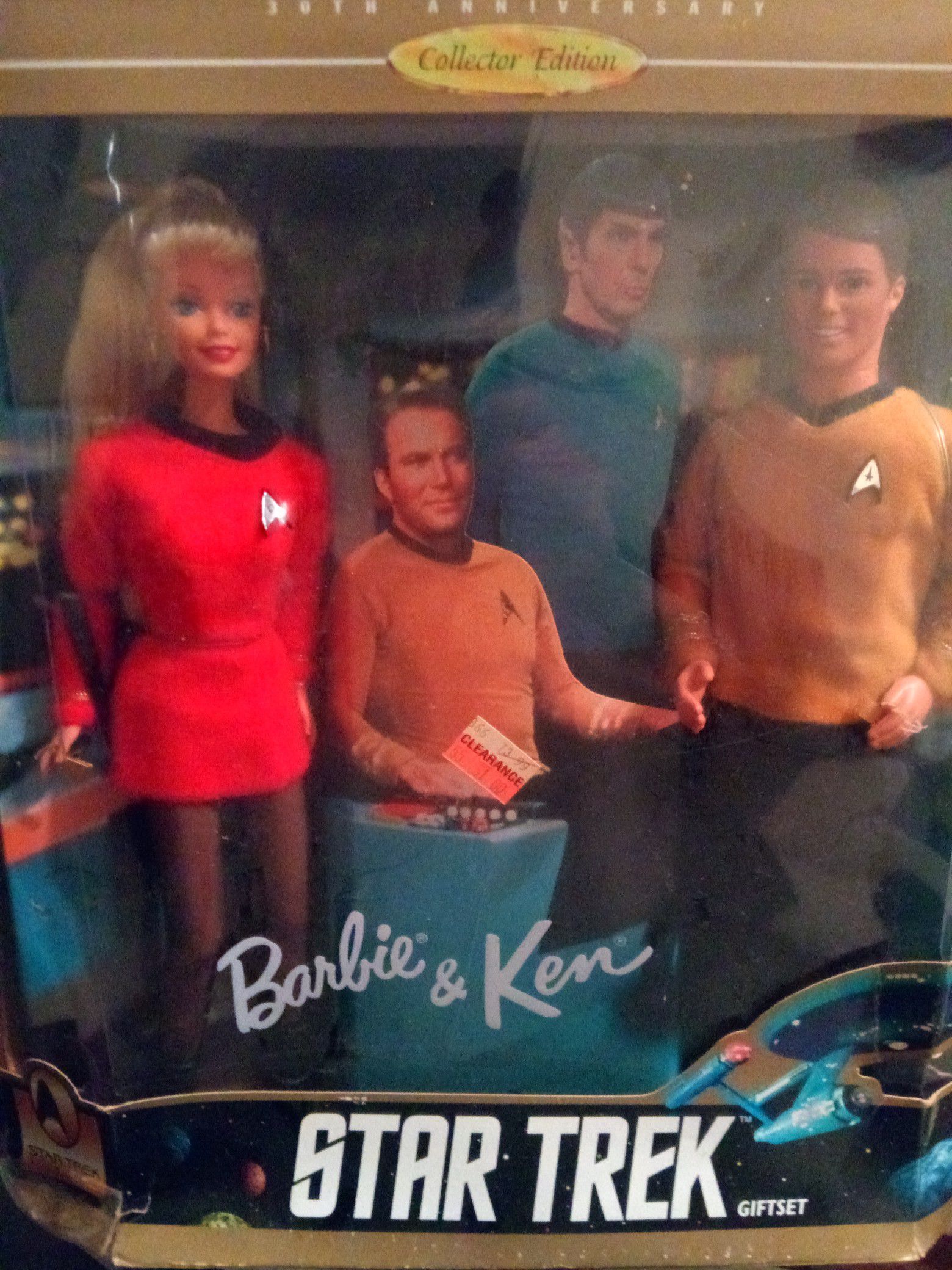Mattel Star Trek Barbie and Ken. eBay listing$250. 1996 Barbie doll collection