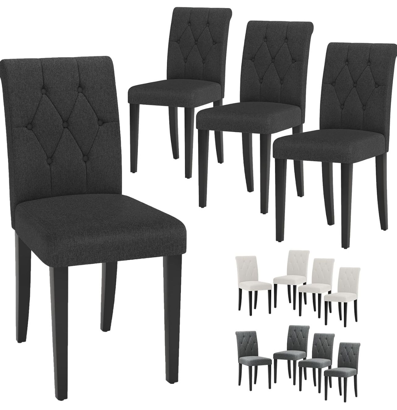 Upholstered Dining Chairs (Set Of 4)
