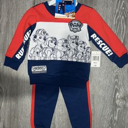 Paw patrol set size 2t 