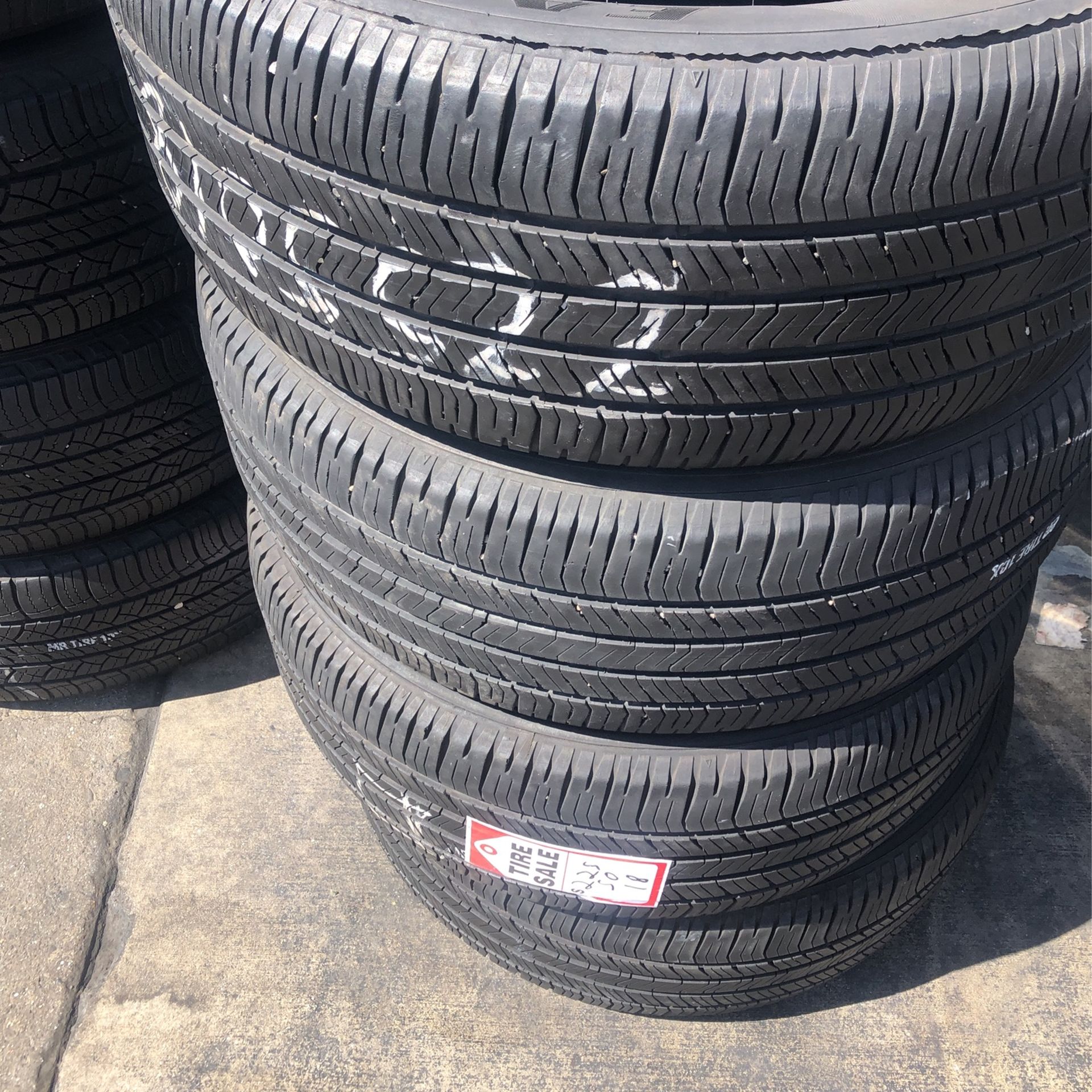 4 Set Used Tires 255/50/18 Goodyear