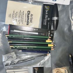 Blick Art Supplies With Clipboard And Notebook