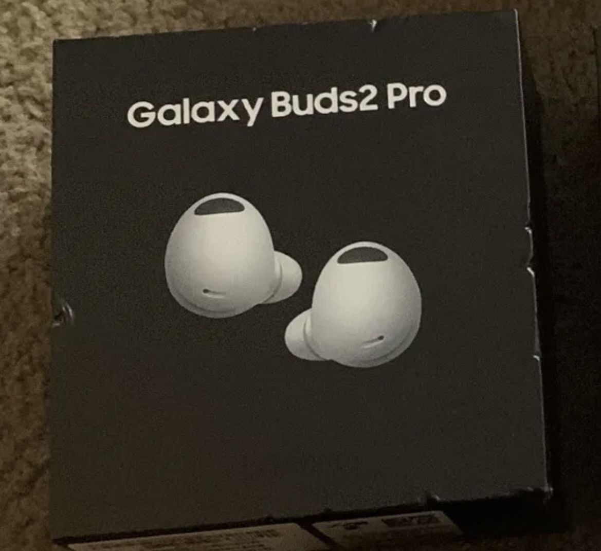 NEW Samsung Galaxy Buds2 Pro Wireless Bluetooth Earbuds  White)