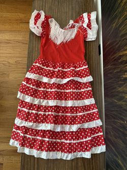 Flamenco Girl Dress Size 10-12
