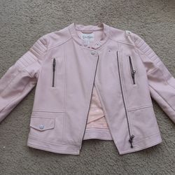 Cute Pink Leather Jacket