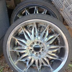 20 Inch Rims And Tires  400$