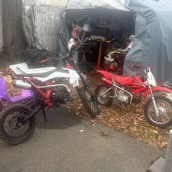 2 Dirt Bikes $2,200 / $1,300 each or BEST offer