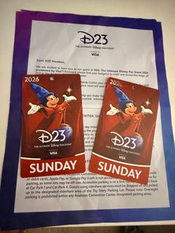 Disney D23 Tickets