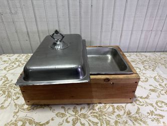 Food Pan Wood Crate