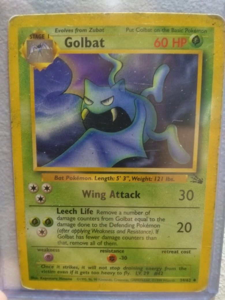 pokemon golbat card 2016 XY Break CP#4 Premium Champion Pack Reverse Holofoil #046/131 Pokmon Hit Points70 HP Form Golbat (Mirror Holofoil) - S10a: