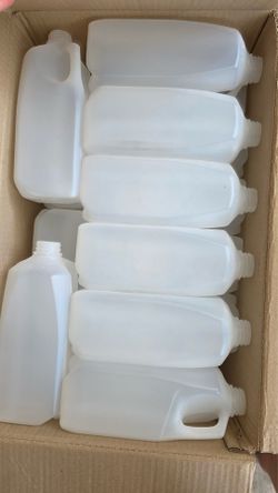 1/2 Gal Plastic Jug  + 16oz Bottle with Sealed Cap