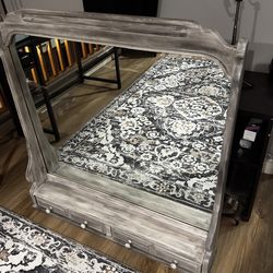 Large Dresser Mirror 39.5” x 40”
