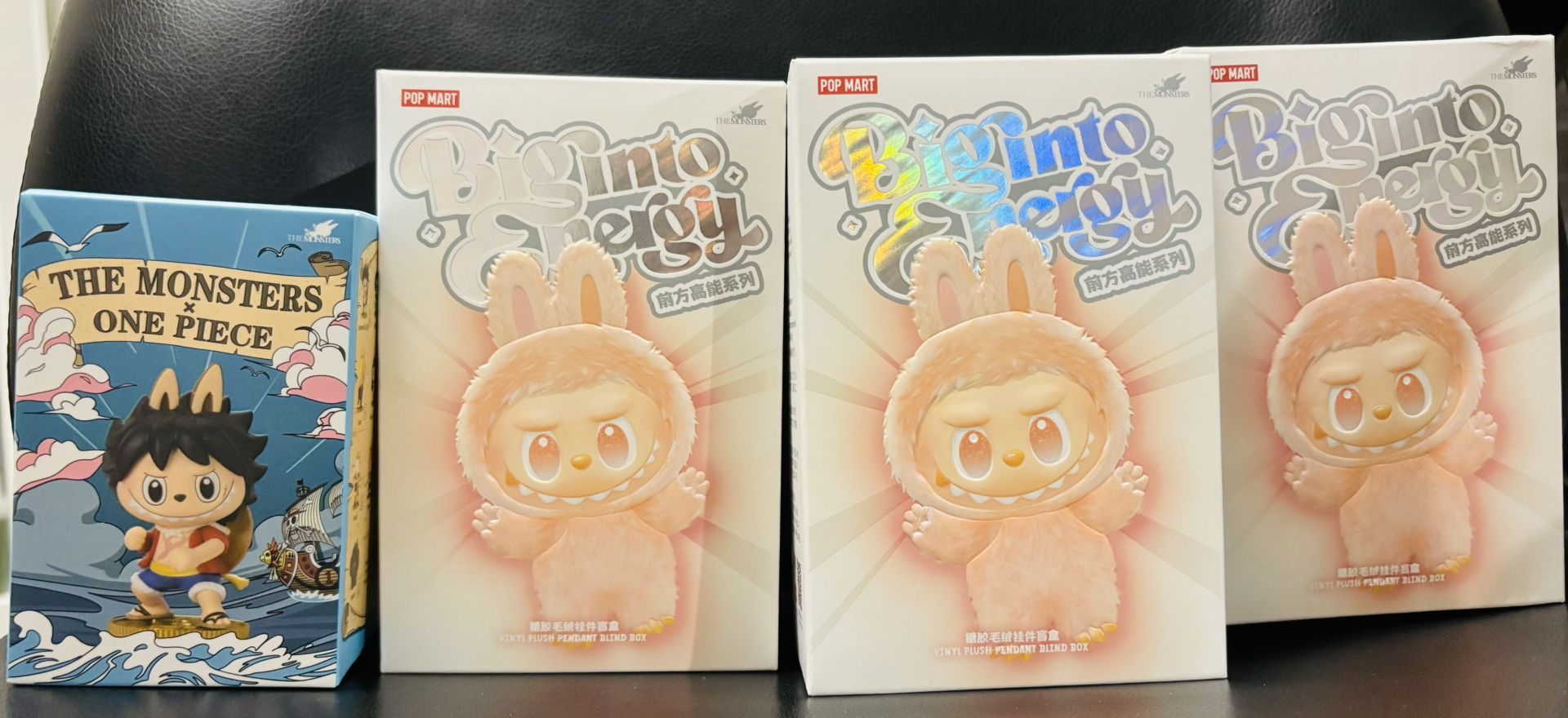 Authentic Pop Mart Big Into Energy and The Monsters One Piece Figures
