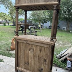 Handcrafted Wooden Bar 