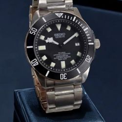 Seiko Custom Mod - Black Pelagos - Watch Timepiece *New*