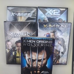 5 X-Men DVDs