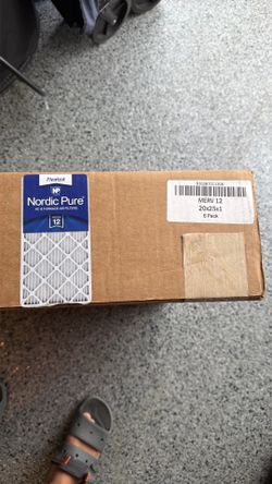 AC & Furnace Air Filter 20x25x1 6-pack