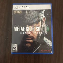 Metal Gear Solid Snake Eater PS5