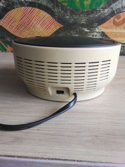Round Alarm Clock with Brightness Control