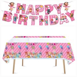 Pink cocomelon party Decorations