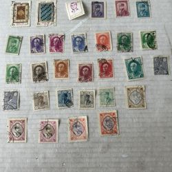 Middle Eastern Collection Of 37 Used Stamps 