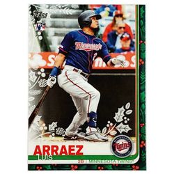 LUIS ARRAEZ ROOKIE 2019 TOPPS HOLIDAY #HW191, TWINS, MARLINS, PADRES