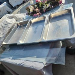 3 Staimless Steels Pans
