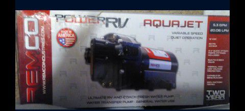 Remco Aquajet Variable Speed 5.3 CPM RV Water Pump