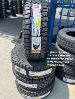 285/75/16 Falken LT AT4W All Terrain Todo Terreno Set of Tires Installed and Balanced Set de Llantas Nuevas Instaladas y Balanceadas