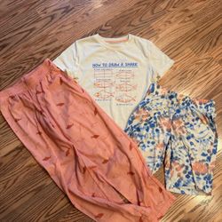 Shark Boys Pj Set Size Medium 8