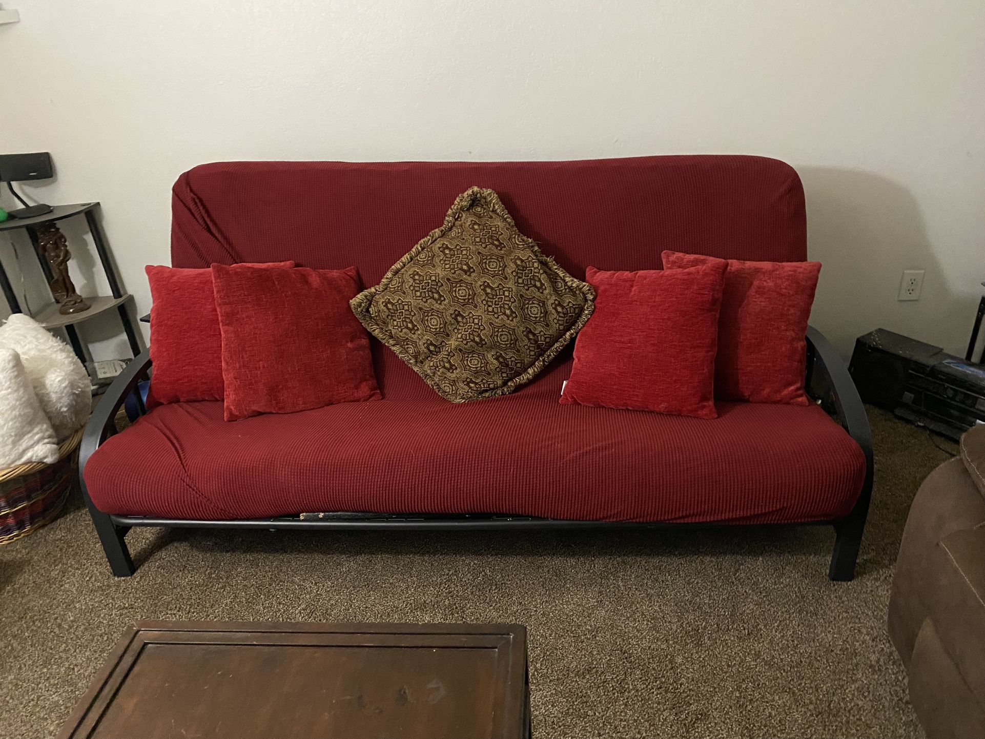 Futon Frame And Heavy Duty Mattress, I Just Have It For Emergencies But Don’t Need It Anymore….