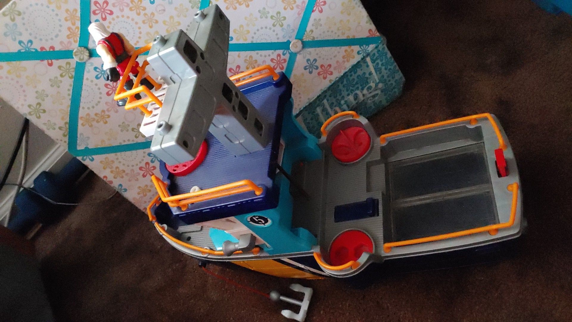 Imaginext fishing boat