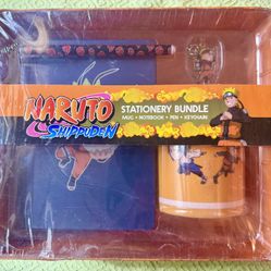 Naruto Shippuden Mug + Stationary Set