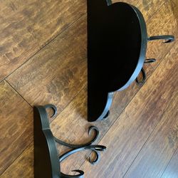 2-Metal Decorative Shelves 